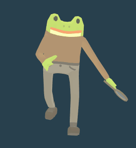 frog walking